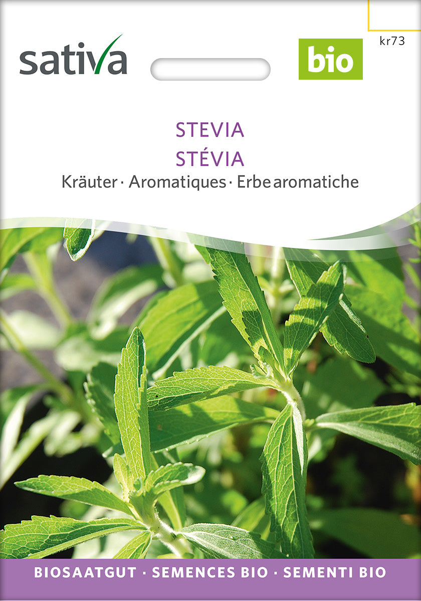 Stevia Biosaatgut Verpackung Vorderseite